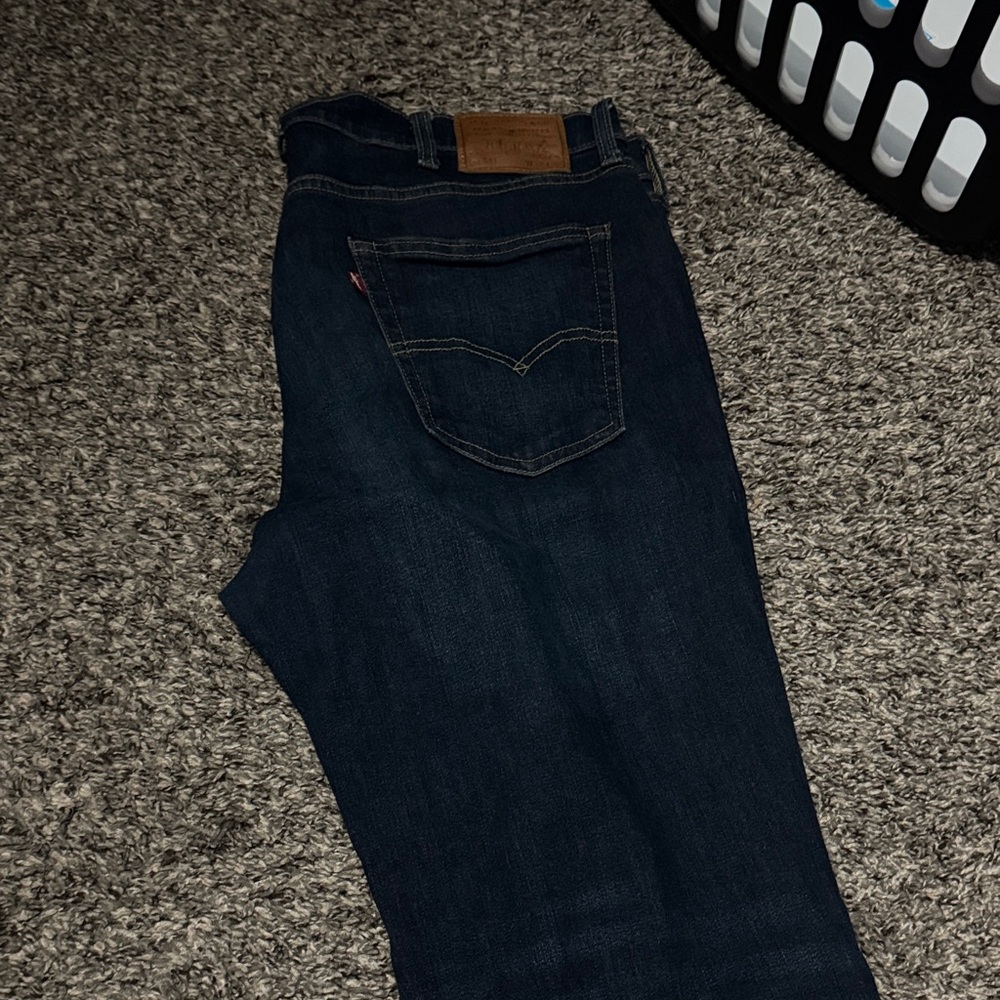 Levi's Men's Deep Indigo Straight Jeans